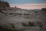 Badlands landscape